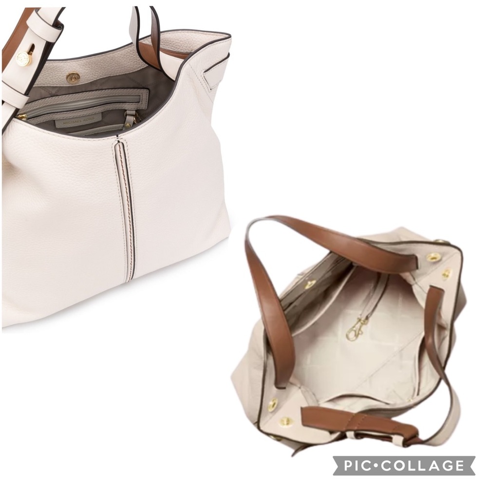 MICHAEL KORS DOWNTOWN ASTOR LEATHER SHOULDER BAG - Picture 2 of 10